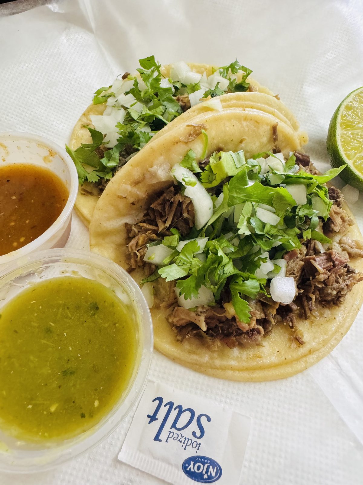 Tacos El Arca food